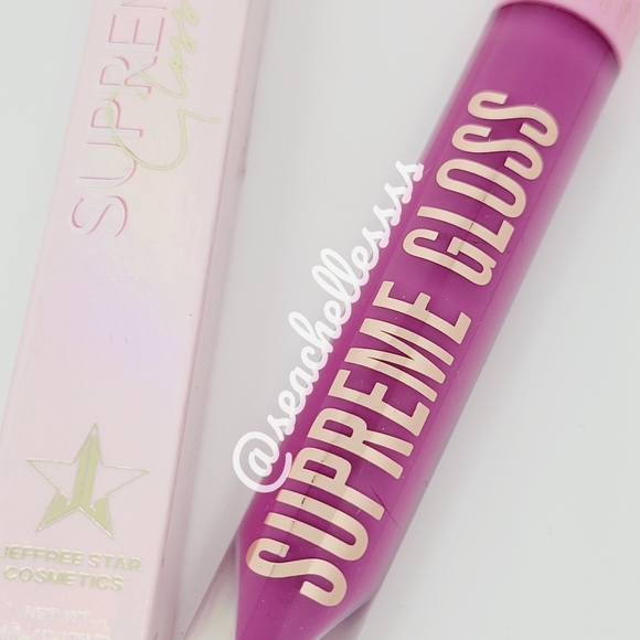 More Than Friends Jeffree Star Supreme Gloss Berry Pink Brand New  in Box - Picture 2 of 7